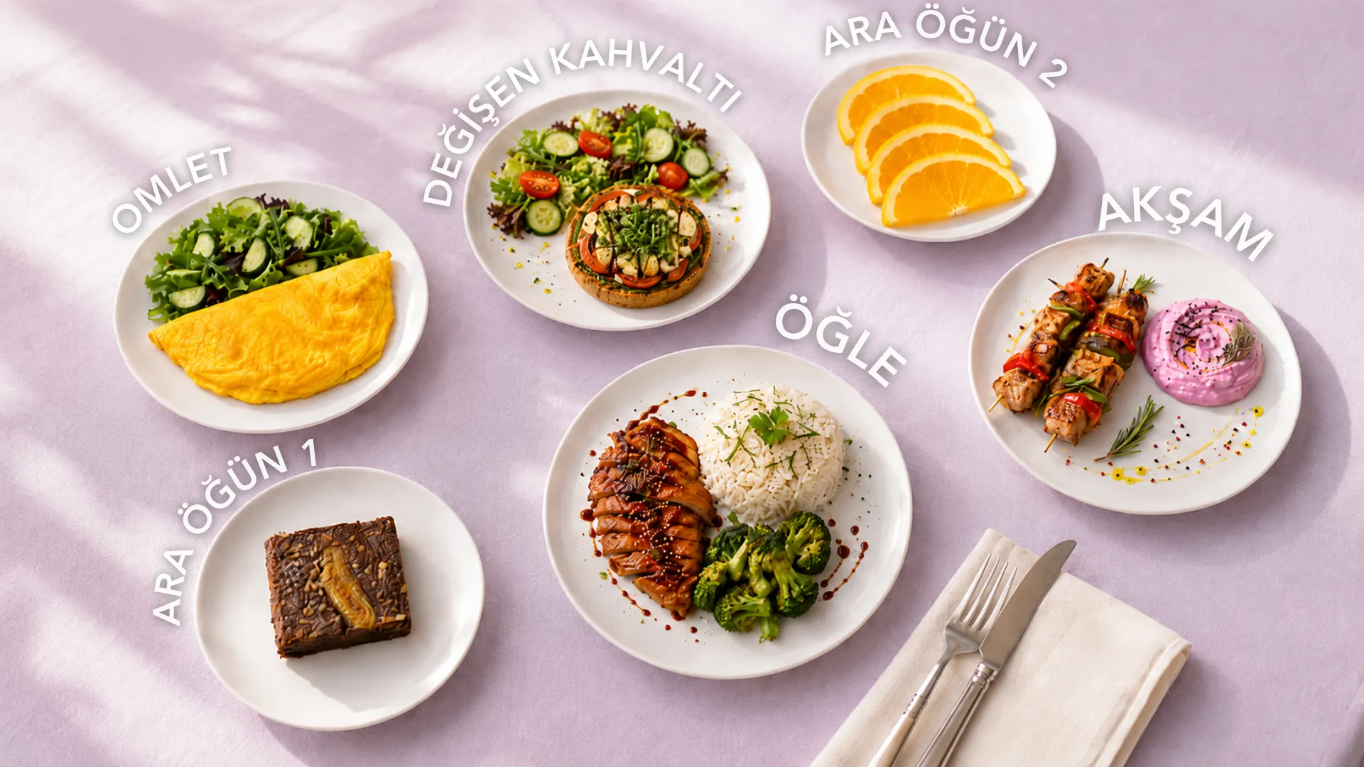 Sabah Öğle Akşam +2 ara öğün